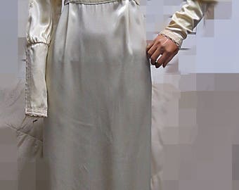 Gunne Sax Vintage Ivory Wedding Dress Size 7 #213