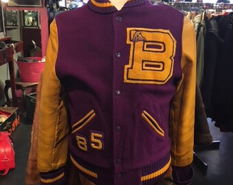 Varsity Letterman Bomber Jacket