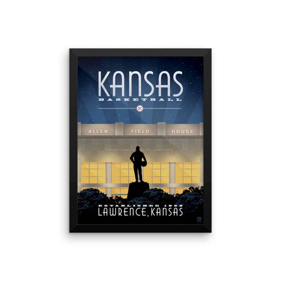 Kansas Basketball Framed Print
