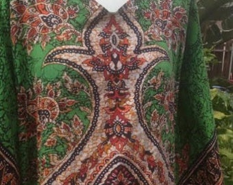 Vintage, Dashiki, Maxi Dress,