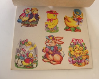 NOS Easter Presto Stick Sticker Seals by Eureka - 8 Sheets
