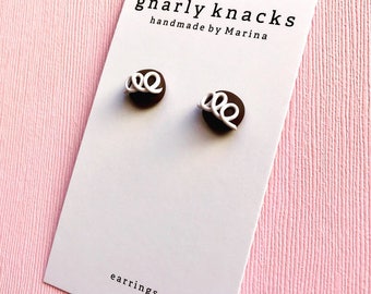 Hostess Cupcake Earrings