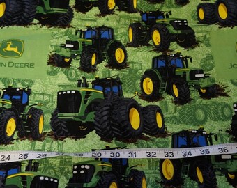 John Deere Green Tractor Havester Fabric - 2 yards