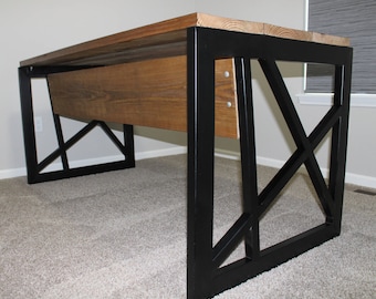 Custom U Shaped Office Desk Industrial office furniture