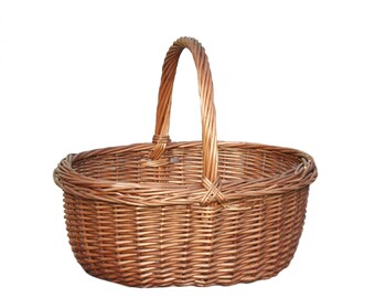 Wicker Shopping Basket Cookery Basket