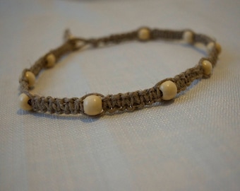 Hemp Macrame Wrap Bracelet