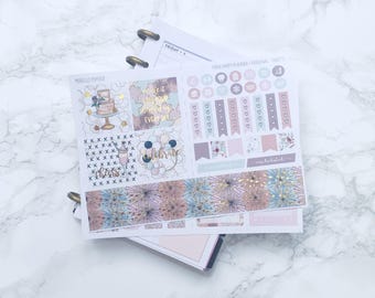 FOIL Celebrate in Style MINI Planner Sticker Kit - For Mini Happy Planner, Personal Inserts, TNs, Foiled Weekly Kit, Foil Stickers, Birthday