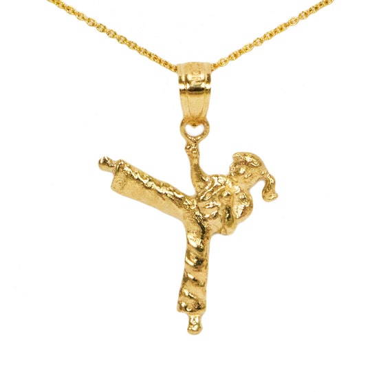 10k Yellow Gold Karate Necklace