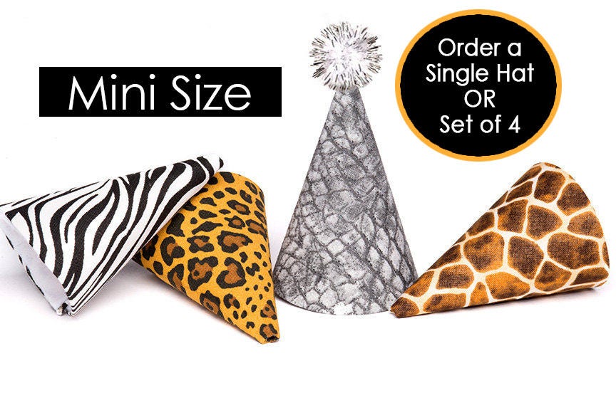 Safari Party Hat Animal Print Party Hat Animal Print Safari