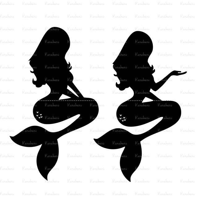 Download Mermaid SVG Mermaid Silhouettes Ariel SVG cut files Mermaid