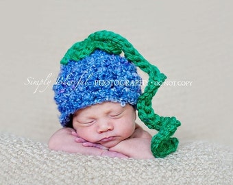 Blueberry Hat Baby Newborn Crochet Photography Prop Ready Item