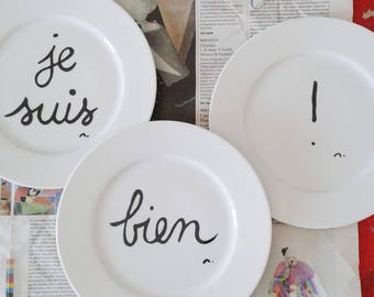 The I of 9 dessert plates