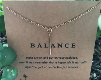 Balance necklace