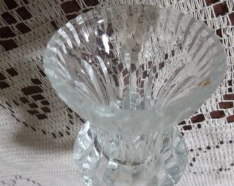 Cut glass toothpick holder