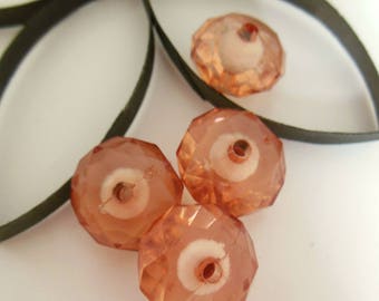 set of 3 plastic beads