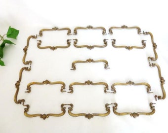 17 Drawer Handles, Destash Hardware, Found Objects, Found Pieces