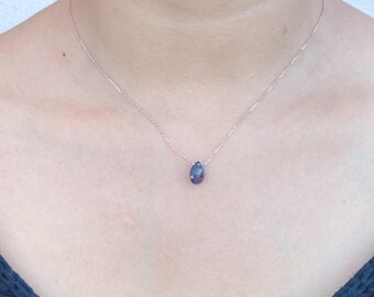 Iolite Gemstone Necklace