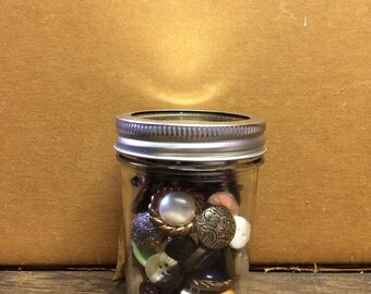 Jar of Vintage Buttons
