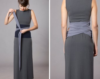 Dual color Obi belt, Wrap belt, Wide belt, Waist belt, Corset belt, Cloth belt, Blue belt, Japanese blothing, Unique gifts, Womens clothing