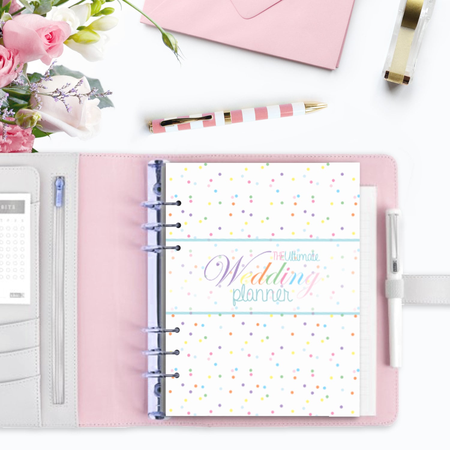 Welcome to Embellished Designs!  Organize your life with our new range of printable planning tools!  Planning a wedding? This beautiful printable wedding planne