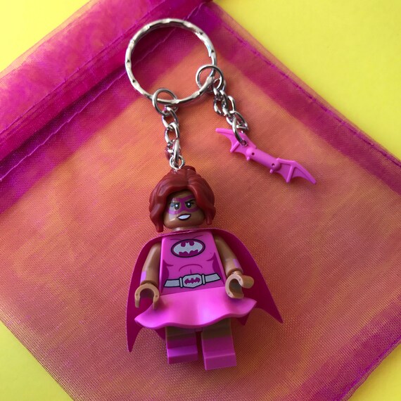 pink batman lego minifigure