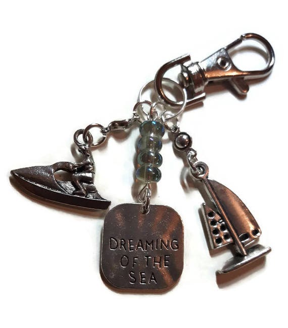 Jet Ski Sailing Wind Surfing Gift Key Ring Dreaming of