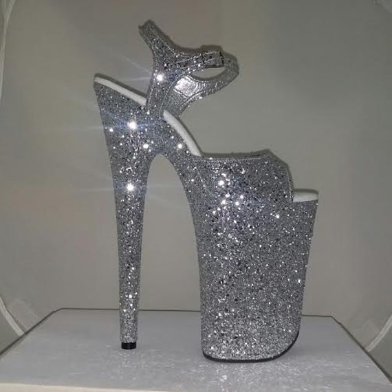 Glitter Pole Dancing Shoes Inch Glitter Pole Dancing Shoes Inch