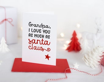 Personalised Printable Christmas Cards | Christmas Printable | Christmas Gifts for Grandparents | INSTANT DOWNLOAD 5x7 8x10 Printable Art