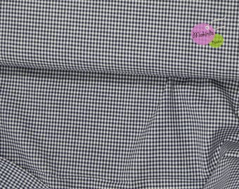 Dark blue gingham 2 mm