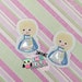 Ice Queen Feltie, Felt Appliques, Felt Embelishment, Set of 4