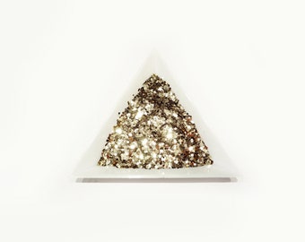 Blond platine paillettes dorées de la Loose,. 040" Hex