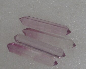 4 Fluorite Crystals Double Terminated 30mm