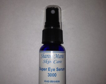 Super Eye Serum 3000 1oz. with Matrixyl 3000, Argireline, Snap8, Hyaluronic Acid, reduces wrinkles and puffy eyes