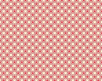 Sasparilla Red Stars by Riley Blake - 1 yard