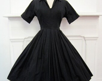 Black Cotton New Look Shirt Dress