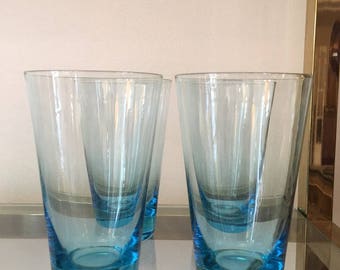 Turquoise Water Glass
