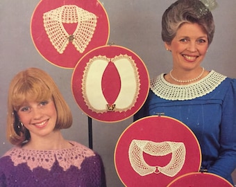 Crocheted Heirlooms "Lacy Treasures Collars" Crochet Patterns by Helen Haywood Six Designs