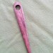 Large Wooden Toothbrush or Nalbinding Naalbinding Rag Rug Needle