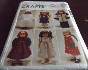 Doll Clothes Pattern McCalls 9618