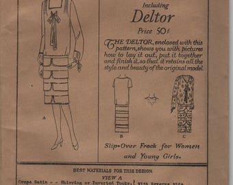 Butterick pattern including deltor 1513 slip over frock for women and young girls 17 years