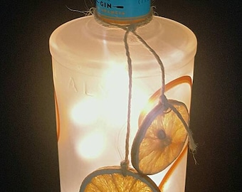 MALFEY ORANGE GIN Bottle light.
