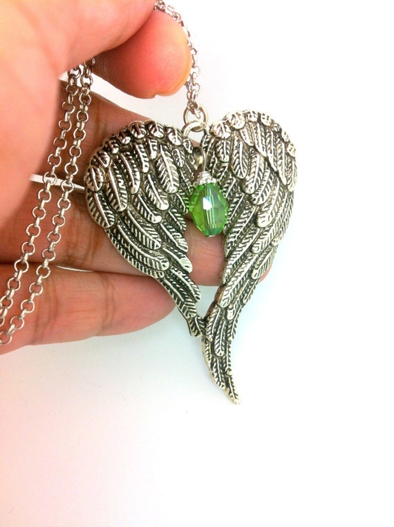 Large Angel Wings Necklace Angel Wing Necklace   Il 570xN.683157307 L6zl 