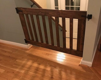 Baby gate/ dog gate made from reclaimed wood