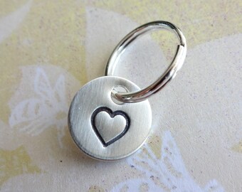 7/16" Sterling Silver Disc with Split Ring