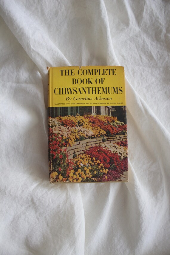 Vintage Coffee Table Book : The Complete Book Of Chrysanthemums by Cornelius Ackerson