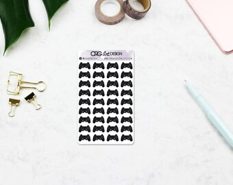 Game Controller Stickers Style 1 | Planner Erin Condren Filofax Travelers Notebook