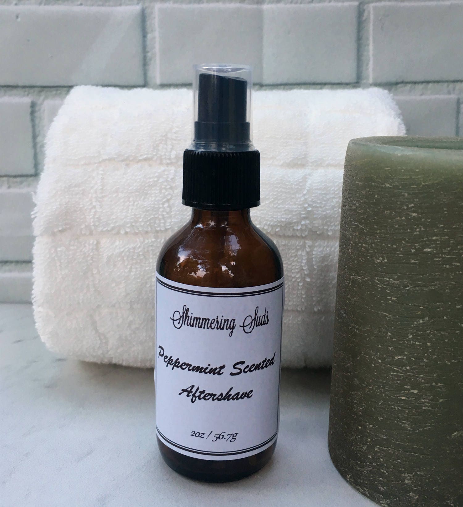 Peppermint Aftershave Men's Aftershave Aloe Aftershave