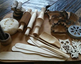 Nature PlayDough, PlayDough, PlayDough Tools, Sensory Play