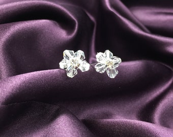 SALE Set of 6 Crystal hair pins, flower hair pins, bridal hair pins, Bridal Accessory, bobby pins, Wedding hair jewelry