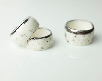 Ceramic Ring, Porcelain Ring, Handmade Porcelain Ring, Handmade Ceramic, Ceramic Ring, Ceramic Jewelry, Porcelain Jewelry, Handmade Jewelry